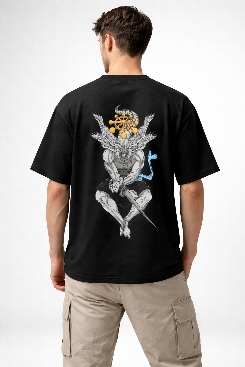 JUJUTSU KAISEN Mahoraga Oversized Cotton T-Shirt for Men & Women | Premium Anime Streetwear Tee