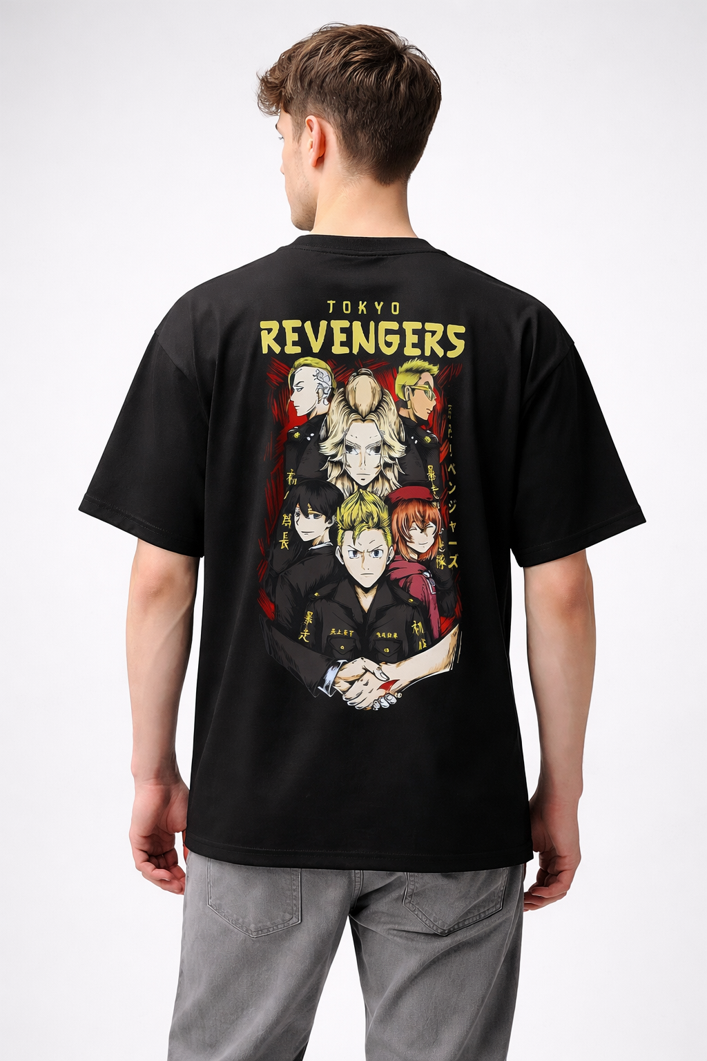 TOKYO REVENGERS Oversized Cotton T-Shirt for Men & Women | Premium Anime Streetwear Tee