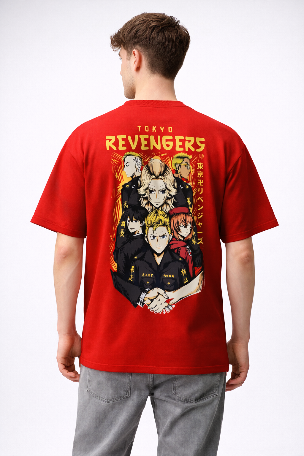 TOKYO REVENGERS Oversized Cotton T-Shirt for Men & Women | Premium Anime Streetwear Tee
