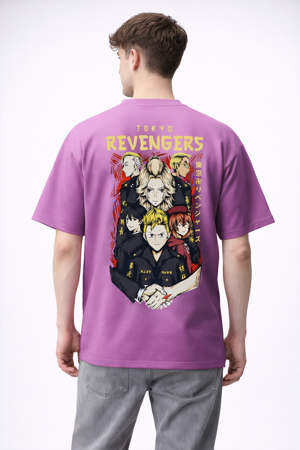 TOKYO REVENGERS Oversized Cotton T-Shirt for Men & Women | Premium Anime Streetwear Tee