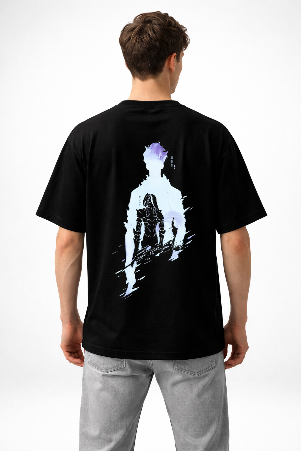 Solo Leveling Oversized Cotton T-Shirt for Men & Women | Premium Anime Streetwear Tee
