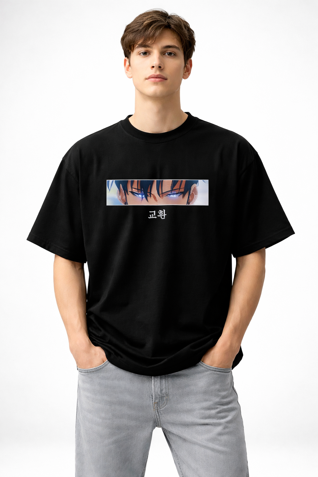 Solo Leveling Oversized Cotton T-Shirt for Men & Women | Premium Anime Streetwear Tee