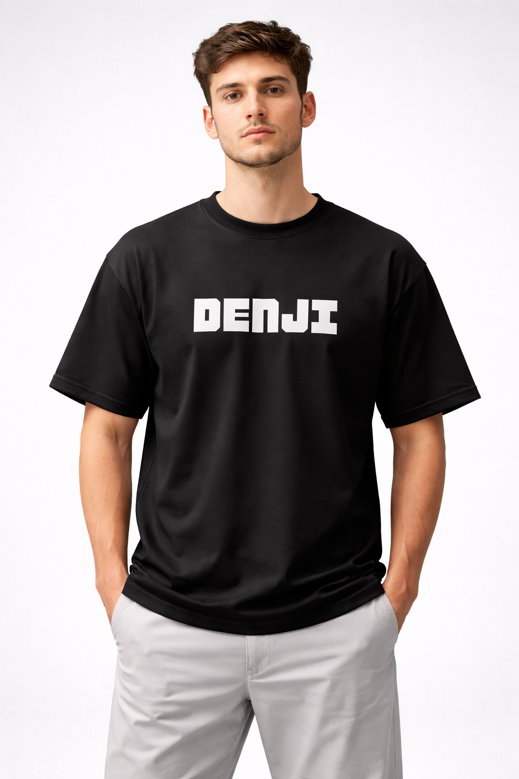 Denji Chainsaw Man Anime T-Shirt – Unisex Oversized Cotton Streetwear for True Fans