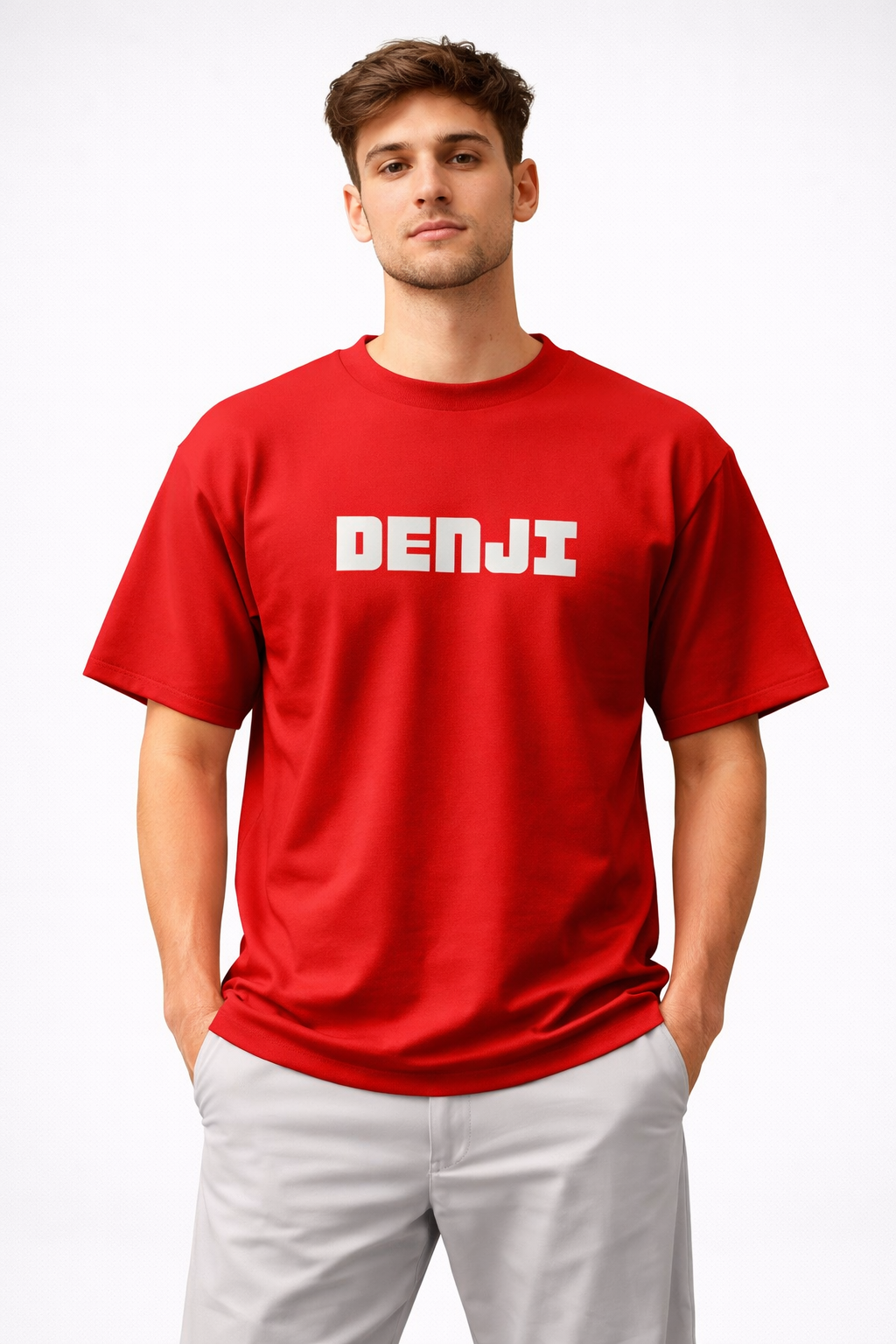 Denji Chainsaw Man Anime T-Shirt – Unisex Oversized Cotton Streetwear for True Fans