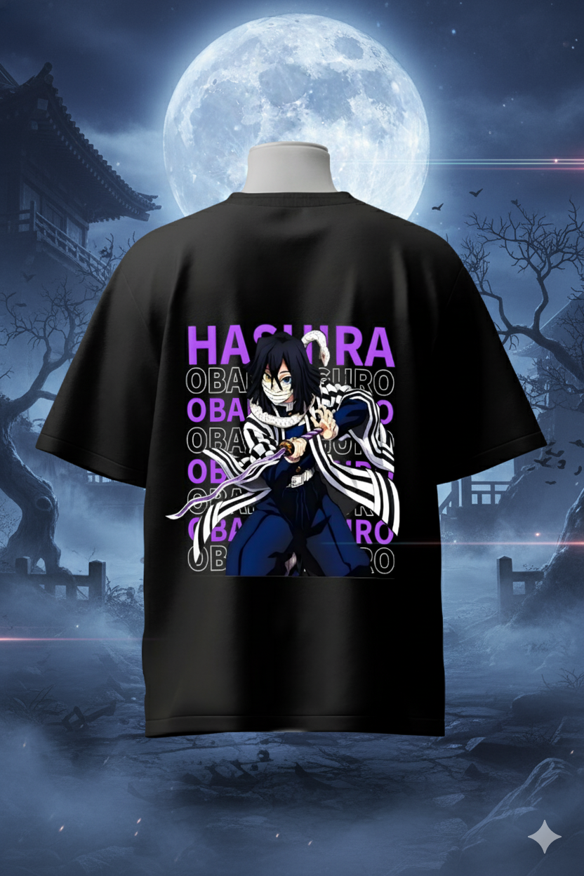 Serpent Hashira T-Shirt – Obanai Iguro Demon Slayer Anime Tee | Stylish Unisex Streetwear