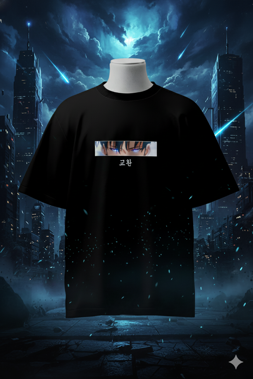 Sung Jin-Woo T-Shirt – Solo Leveling Anime Streetwear | Shadow Monarch Unisex Tee