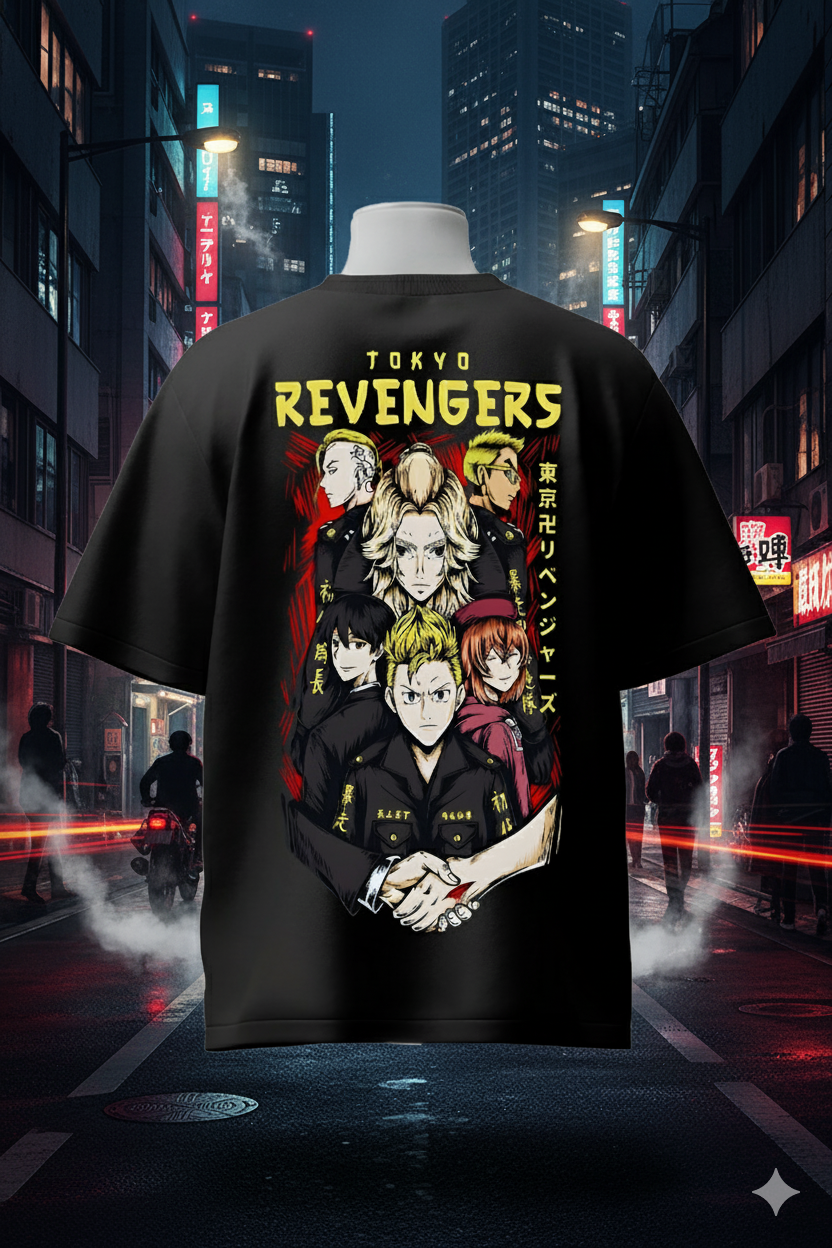All Tokyo Revengers Characters T-Shirt | Anime Streetwear for Fans