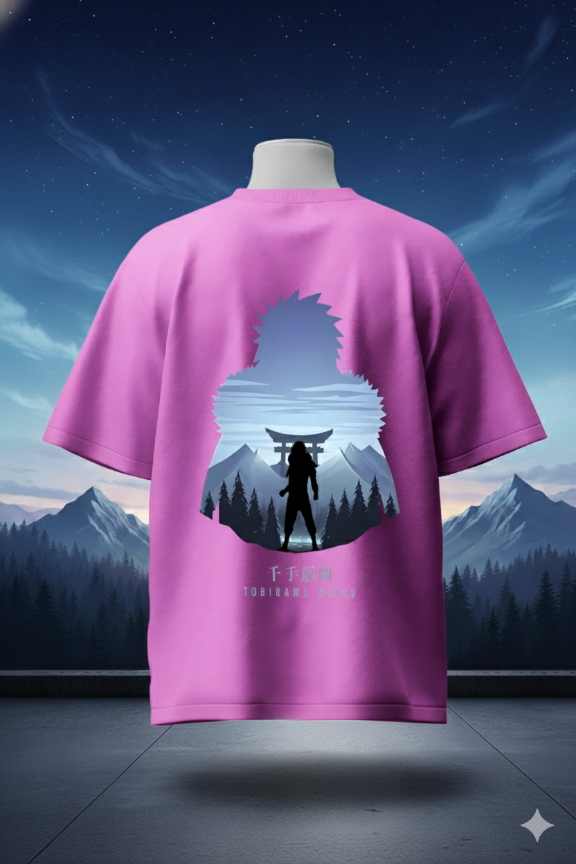 Tobirama Senju T-Shirt – Naruto Shippuden | Second Hokage Water Style Master Oversized Cotton Tee