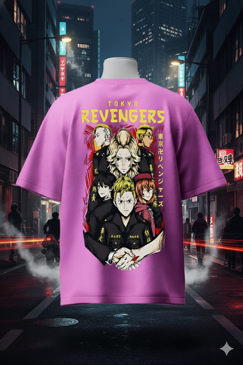 All Tokyo Revengers Characters T-Shirt | Anime Streetwear for Fans