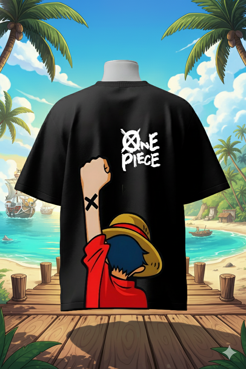 Monkey D. Luffy T-Shirt One Piece Anime | Straw Hat Pirate Unisex Tee