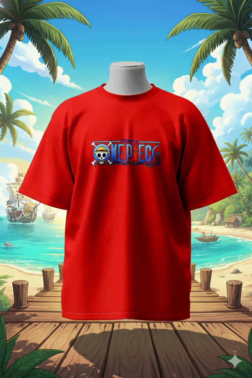 Monkey D. Luffy T-Shirt One Piece Anime | Straw Hat Pirate Unisex Tee