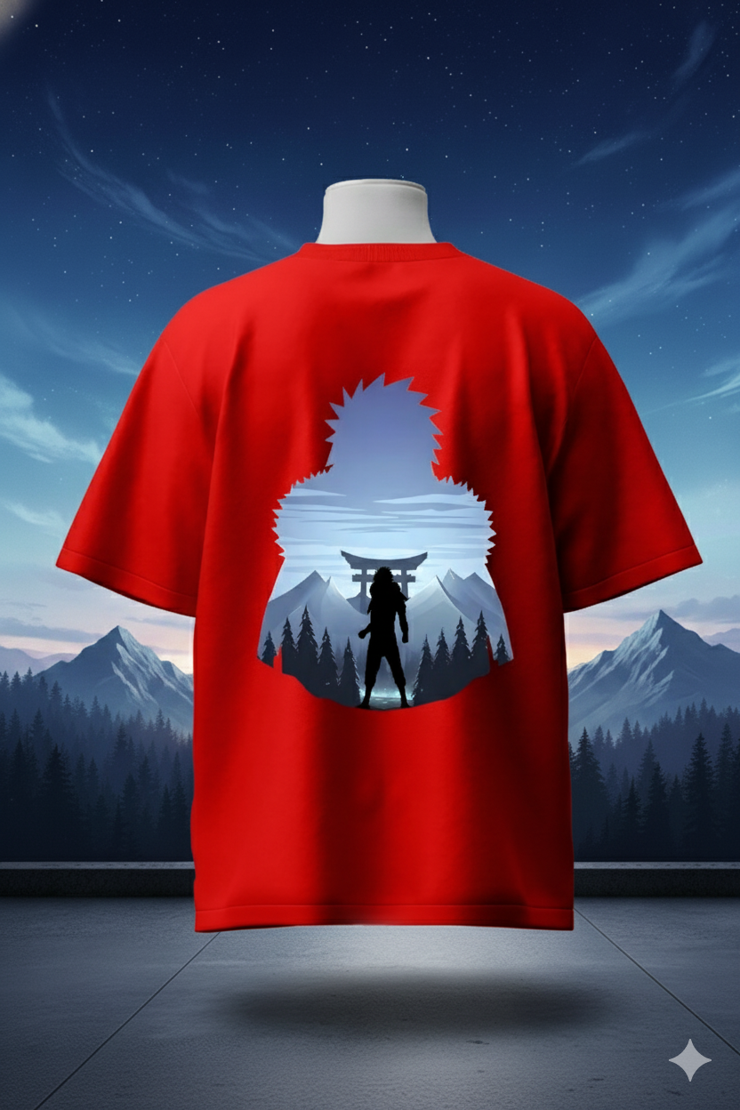 Tobirama Senju T-Shirt – Naruto Shippuden | Second Hokage Water Style Master Oversized Cotton Tee