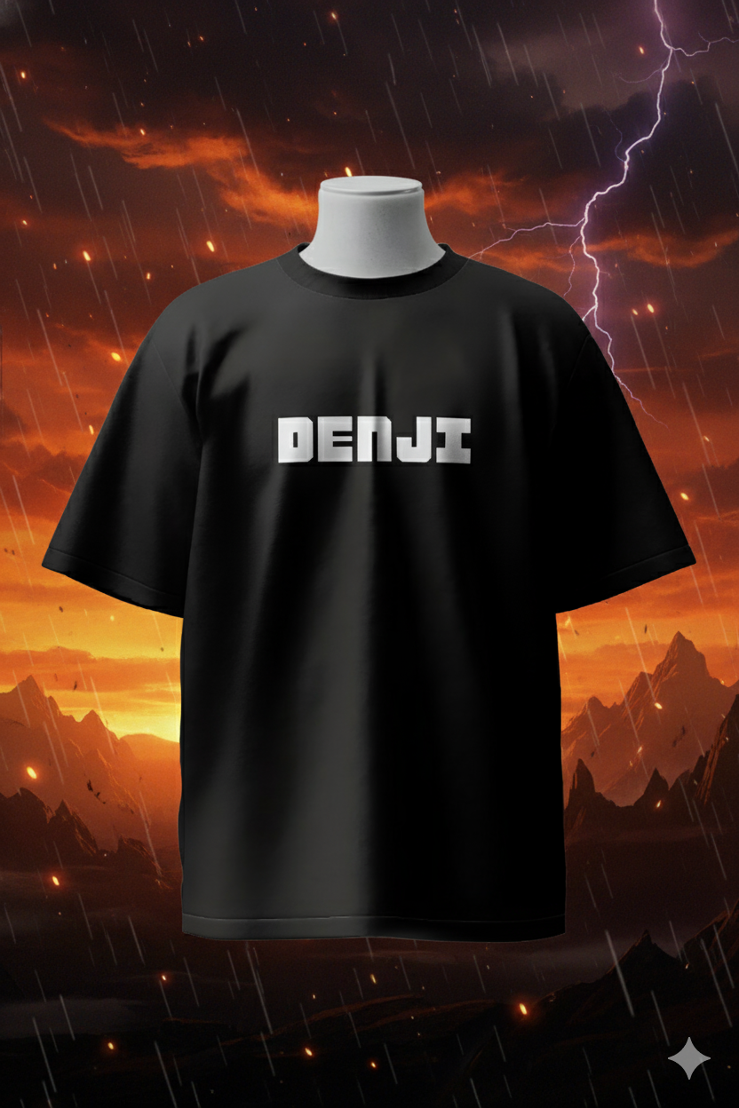 Denji Chainsaw Man Anime T-Shirt – Unisex Oversized Cotton Streetwear for True Fans