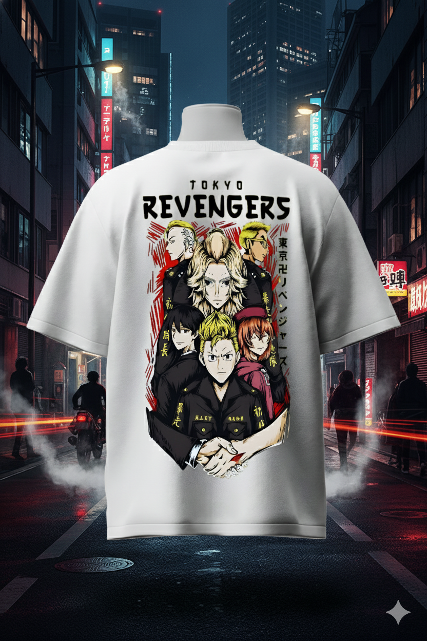 All Tokyo Revengers Characters T-Shirt | Anime Streetwear for Fans