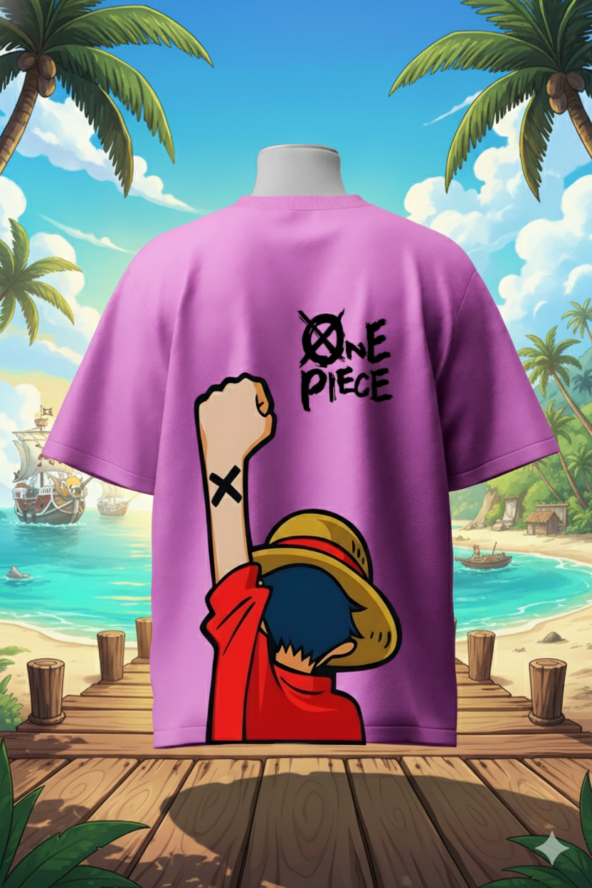 Monkey D. Luffy T-Shirt One Piece Anime | Straw Hat Pirate Unisex Tee