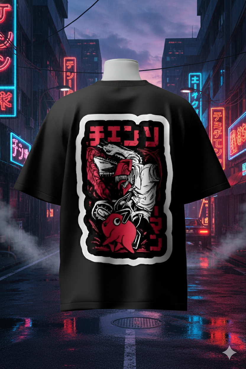 Denji Chainsaw Man T-Shirt – Ultimate Devil Hunter Anime Streetwear