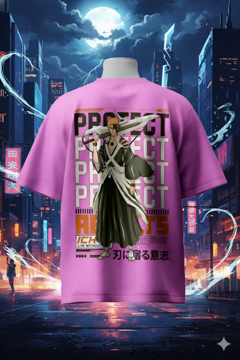 Ichigo Kurosaki Bleach Anime T-Shirt | Unisex Streetwear for True Shinigami Fans