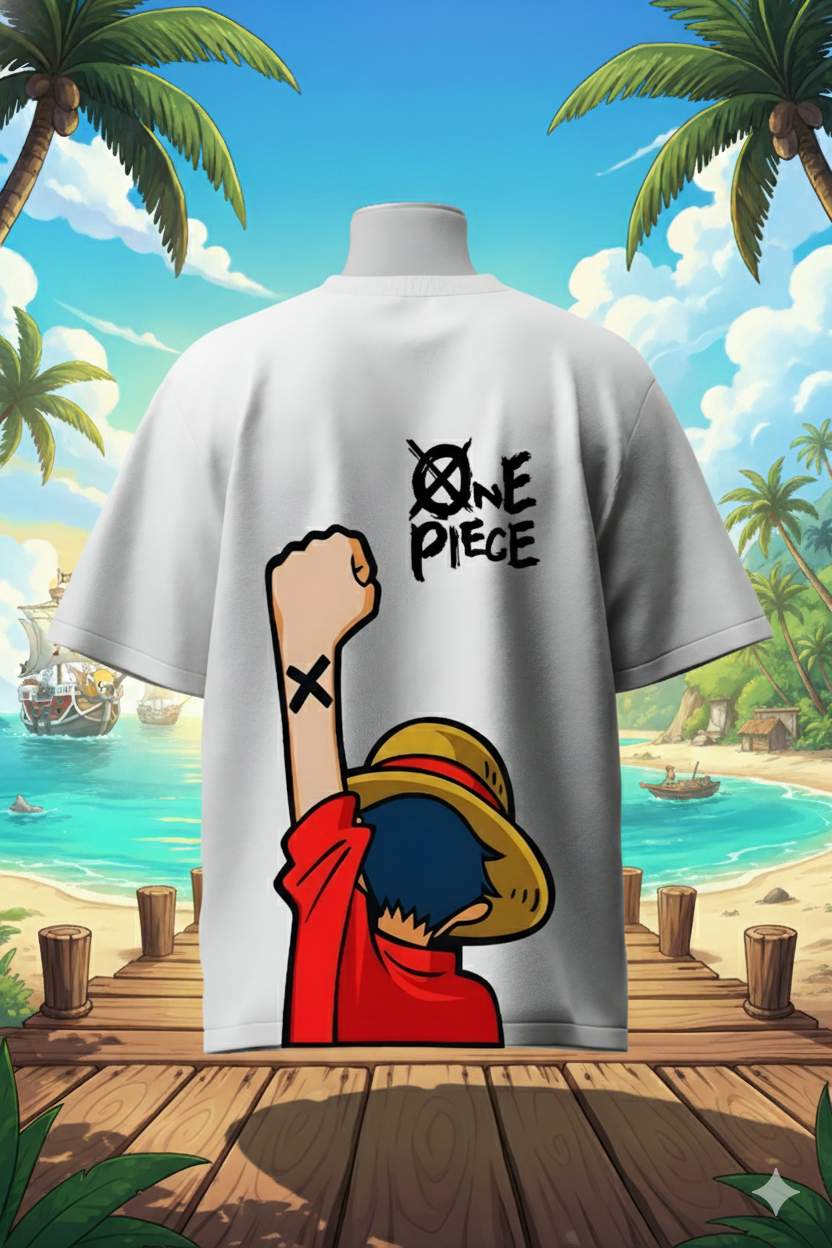 Monkey D. Luffy T-Shirt One Piece Anime | Straw Hat Pirate Unisex Tee