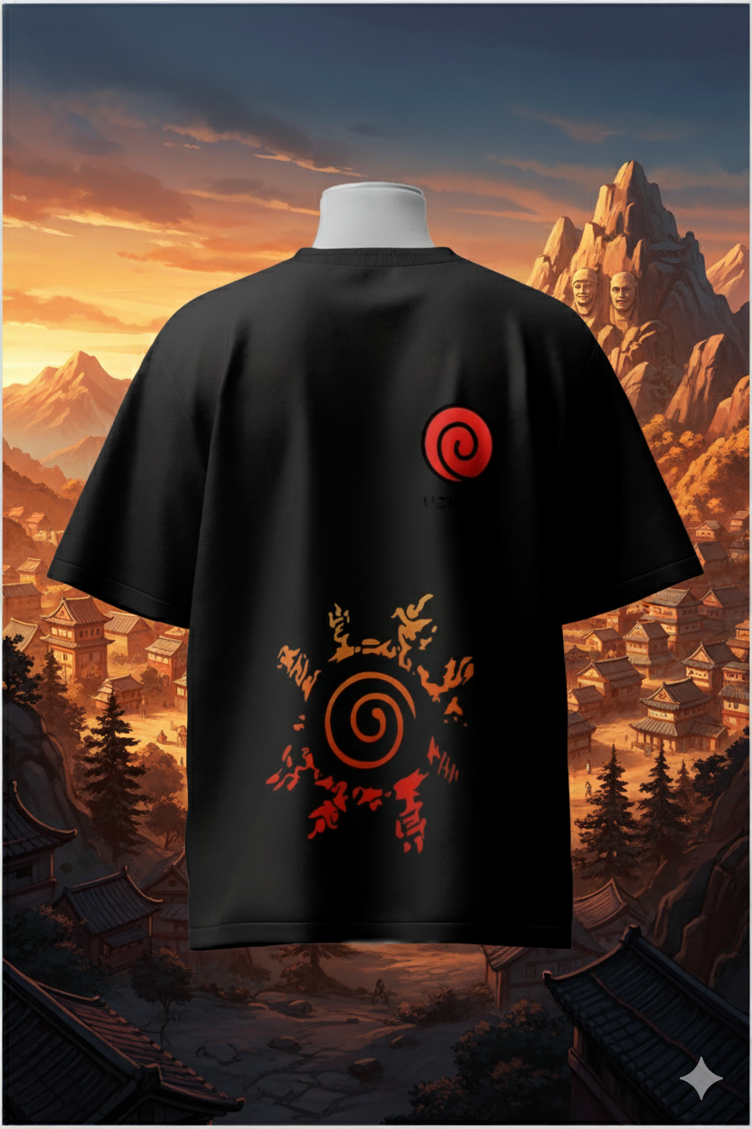 Naruto Uzumaki Unisex Streetwear T-Shirt – Bold Anime Graphic Tee for True Ninja Fans