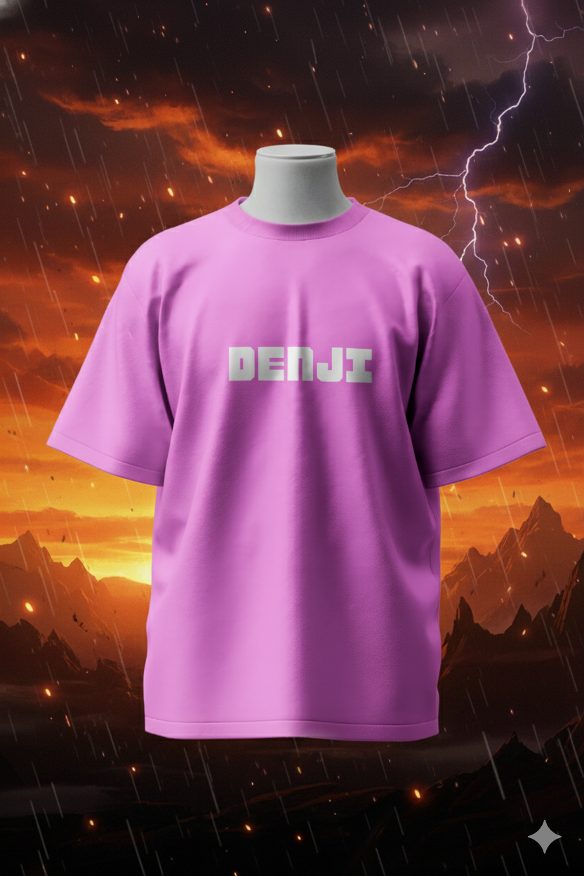 Denji Chainsaw Man Anime T-Shirt – Unisex Oversized Cotton Streetwear for True Fans