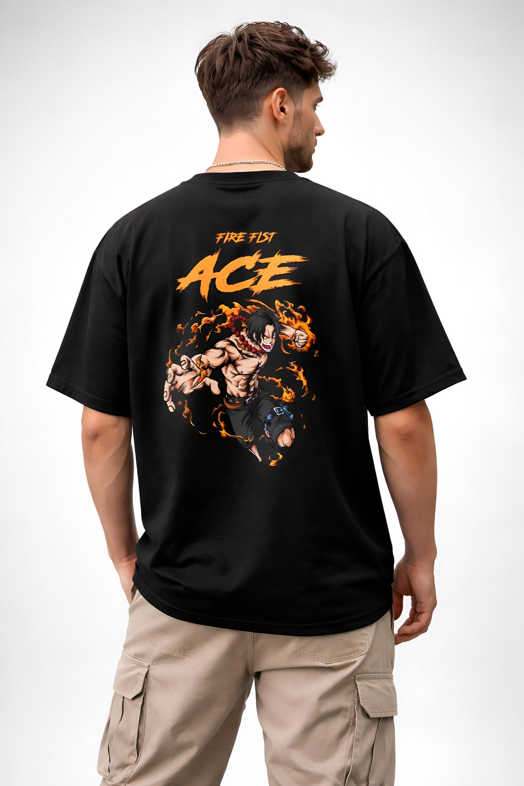 Fire Fist Ace T-Shirt – One Piece Anime Tee | Portgas D. Ace Graphic Unisex Streetwear