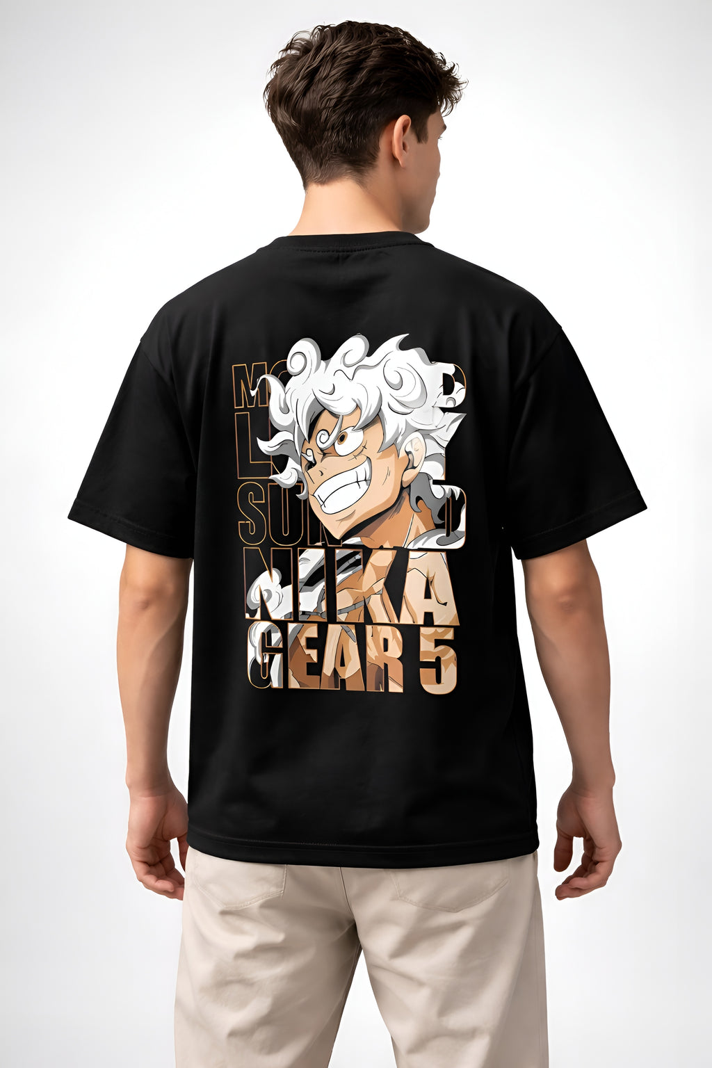 One Piece Gear 5 Luffy Oversized T-Shirt – Nika Mode