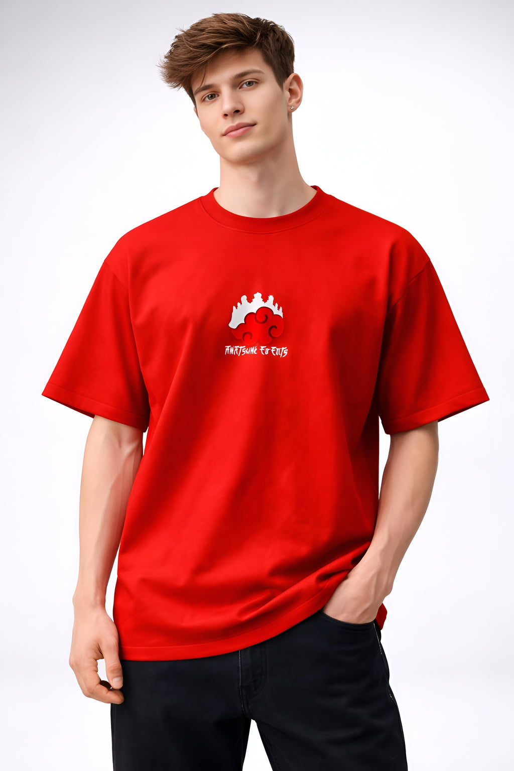 Akatsuki Clan T-Shirt – Naruto Shippuden Streetwear | Anime Villains Unisex Oversized Cotton Tee