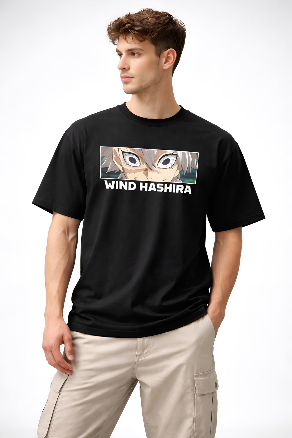 Wind Hashira Sanemi T-Shirt: Unleash Your Inner Slayer