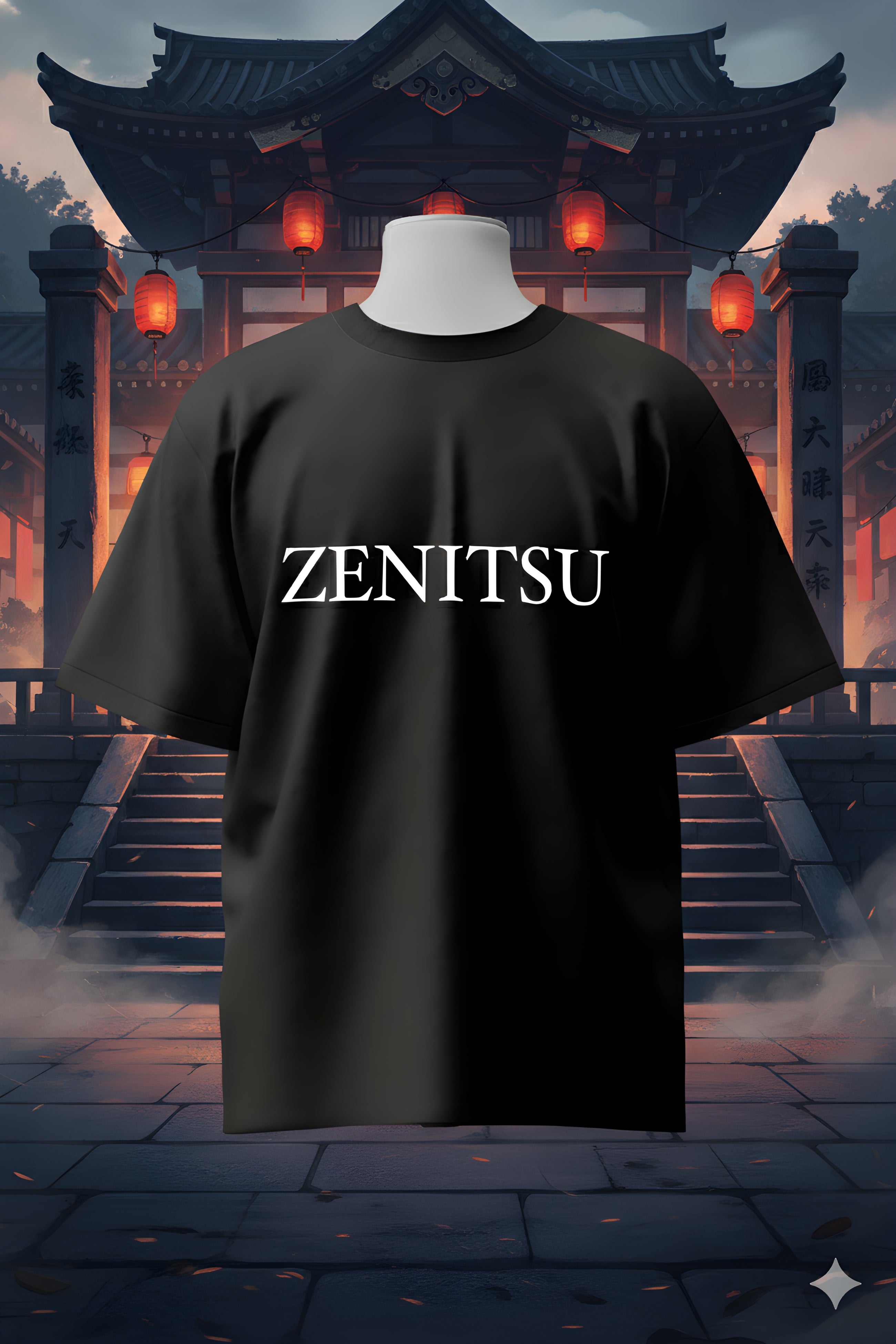 Ultimate Zenitsu Tee: Black Anime Swordsman Oversized Fit