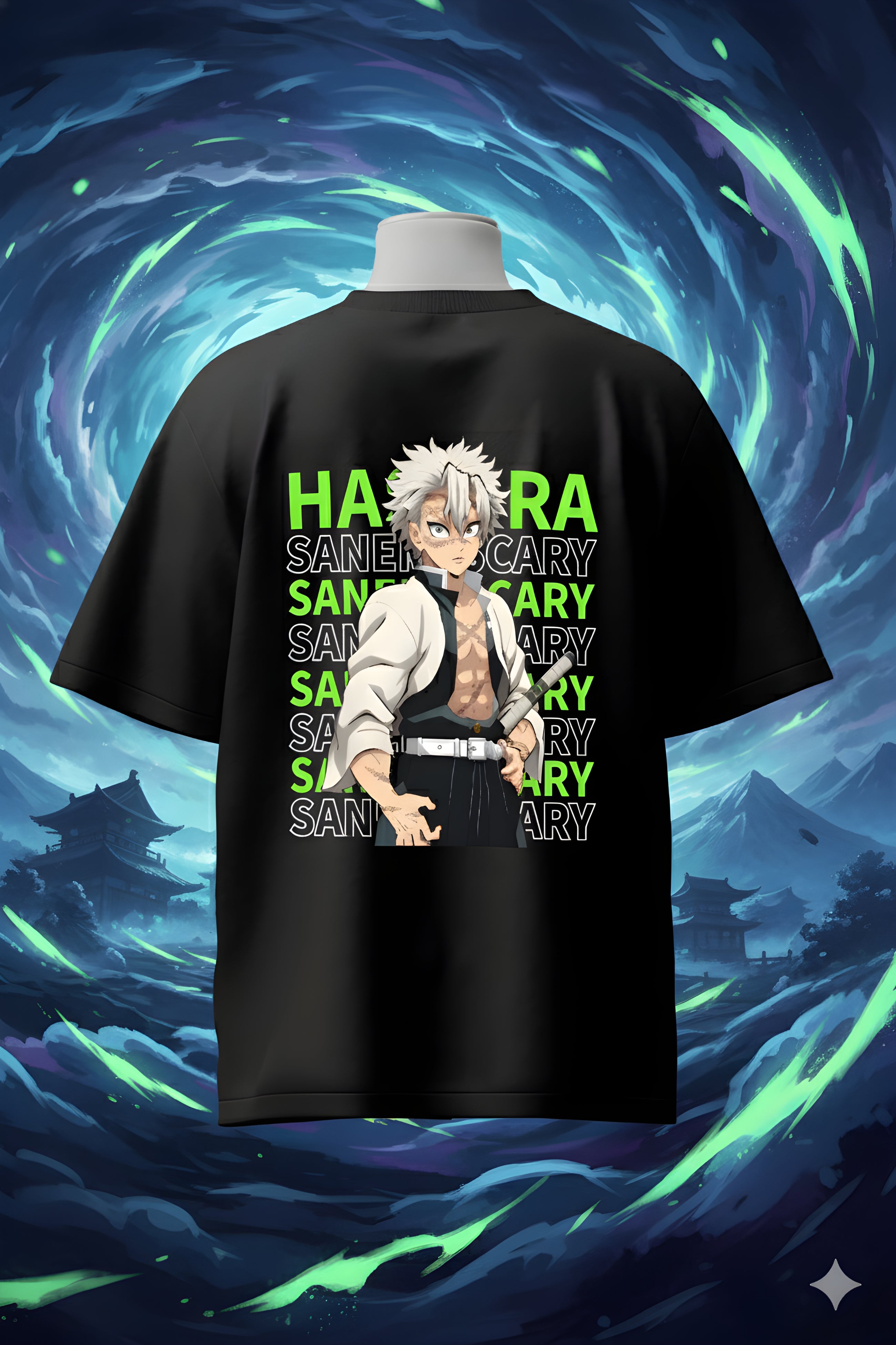 Wind Hashira Sanemi T-Shirt: Unleash Your Inner Slayer