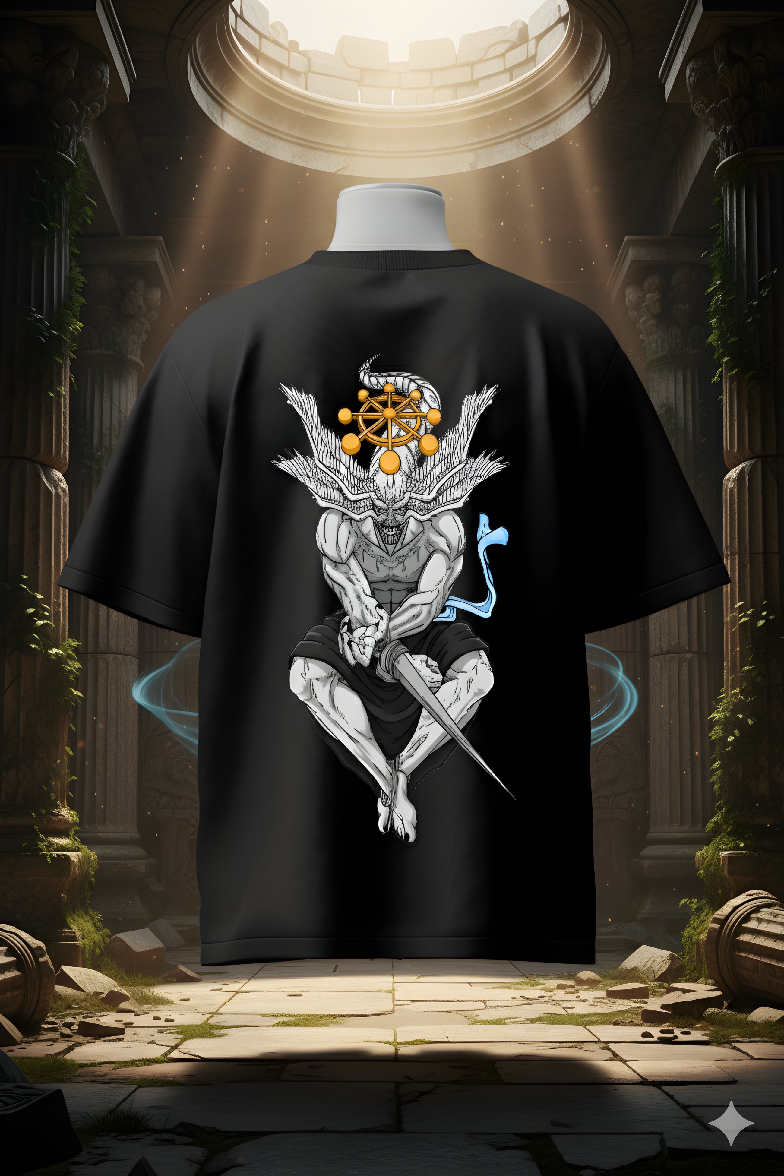Mahoraga Oversized Streetwear Tee | JJK Legendary Shikigami